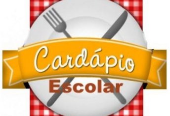 Cardápio Escolar de 06/05/2019 a 10/05/2019