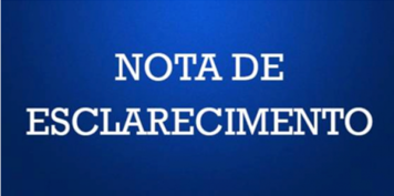 NOTA DE ESCLARECIMENTO