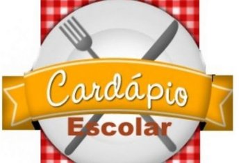 Cardápio Escolar de 05/11/2018 a 09/11/2018