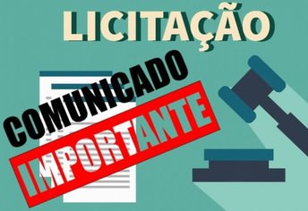 Cancelamento de Sessão Pública de Licitação