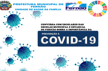 CONVERSA SOBRE PREVENÇÃO COVID 19 COM ESCOLARES