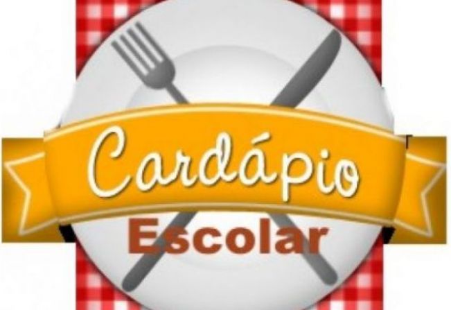 Cardápio Escolar de 01/04/2019 a 05/04/2019