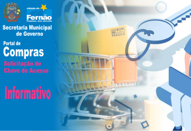 Solicitação de Chave de Acesso - Portal de Compras