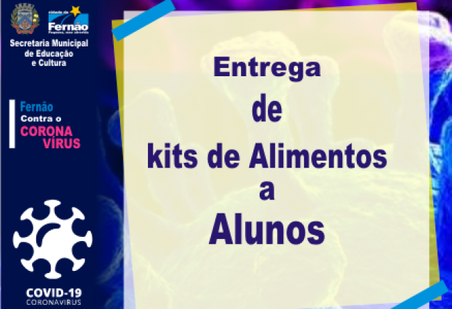 Entrega de Kits de Alimentos a Alunos