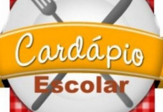 Cardápio Escolar de 25/03/2019 a 29/03/2019