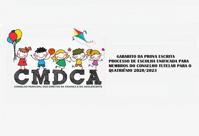 CMDCA - GABARITO DO PROCESSO DE ESCOLHA UNIFICADA